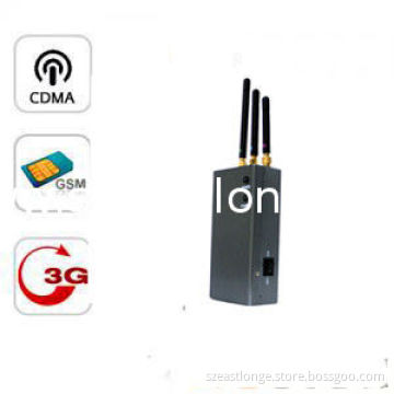 3 Band Portable Cell Phone Signal Jammer / Blocker / Breaker Est-808hc